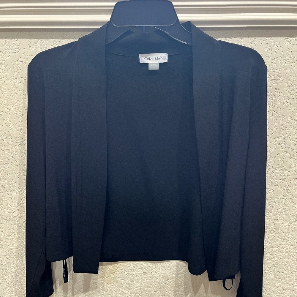 Calvin Klein black bolero size M